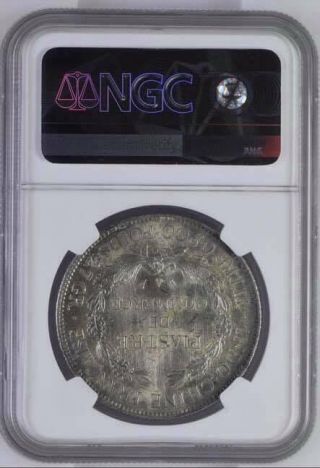 INDOCHINE COINS: 1 Piastre Silver 90 1913 NGC MS - 62_LDP Shop. 2