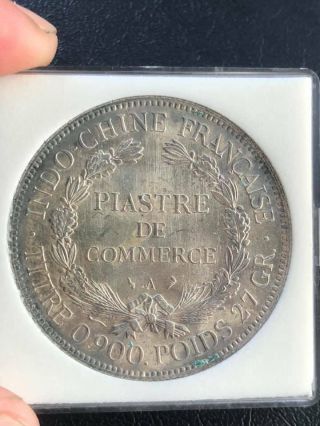 INDOCHINE COINS: 1 Piastre Silver 90 1913 NGC MS - 62_LDP Shop. 9