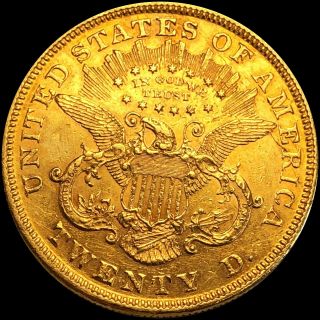 1870 Liberty $20 Double Eagle Gold LOOKS UNC Authentic Lustery ms bu CARSON CITY 7