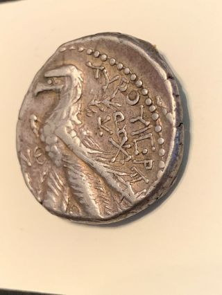 Phoenicia,  Tyre AR Shekel Tetradrachm 33 - 34 AD 6