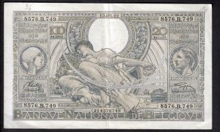 100 Francs From Belgium 1942