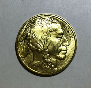 2017 Gold American Buffalo $50 - 1 Ounce Uncirculated Coin 24 - Karat Gold Bullion