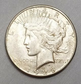1928 - S San Francisco Silver Peace Dollar W002