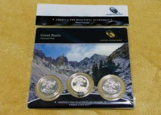 2013 Great Basin National Park Quarter Coin 3 Coin Set 1¢ Start Bid