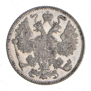 Better - 1916 Russia 15 Kopecks - 2.  8 Grams - World Silver Coin 784 2