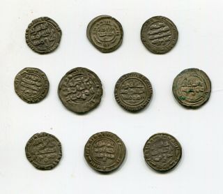 Rassids Of Yemen Zaydi Imams Assortment Of Coins Dirhem Sudaysi Ca.  900 Ad (10)