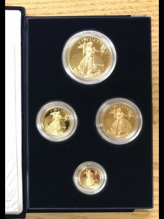 US 1996 AMERICAN EAGLE GOLD BUILLION COINS PROOF SET W/ 2