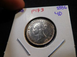 R173 Great Britain 1886 4 Pence