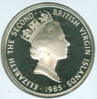 1985 British Virgin Islands 20 Dollars - World Silver Coin 19.  8g (1923651)