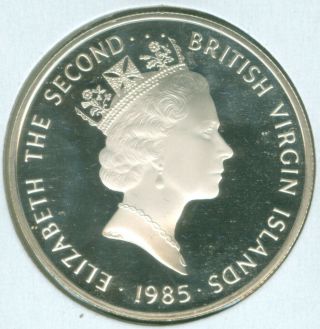 1985 British Virgin Islands 20 Dollars - World Silver Coin 19.  8g (1923653)