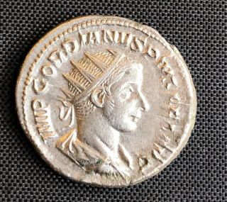Roman Silver Coin Antoninianus Gordian Iii Au - Xf,  Bonus