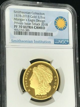 1878 - 2018 Gold 1/2oz Morgan 