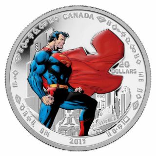 75th Anniversary Of Superman™: Man Of Steel - 2013 Canada $20 Fine Silver Coin