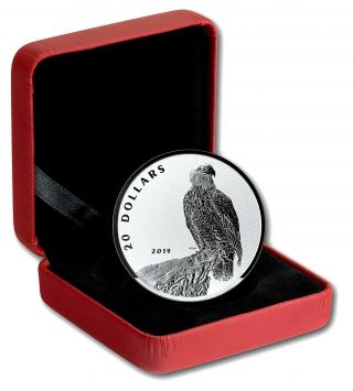 2019 The Valiant One: Bald Eagle 1 Oz.  9999 Pure Proof Silver Coin -