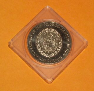 1620 1970 350 Anniversary Son & Daughter Of The Pilgrims Plymouth Ma Coin Medal