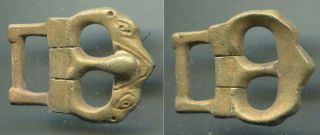 (16115) Sogdian Or Early Islamic Bronze Belt Decoration From Chach Oasis