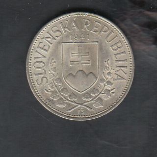 1941 Slovakia Silver 20 Korun