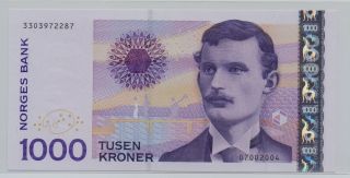 [$] Norway,  Nd,  1000 Kronor,  Gem Unc