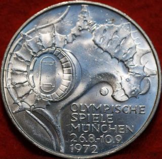 Uncirculated 1972 Germany 10 Marks Olympics Silver Foreign Coin