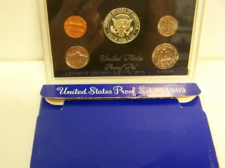 1969 - S Proof Set United States Us Government Packaging Box