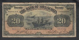 1925 Royal Bank Of Nova Scotia 20 Dollars