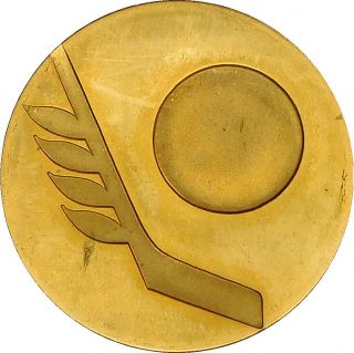 1966 Ljubljana Gold Medal of the World & European Ice Hockey Championships 3
