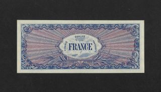 UNC 3 pinholes 1000 francs 1944 FRANCE Allied military administration 2