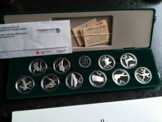 1988 Olympic Silver $20 Coin Set,