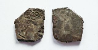 Mauryan Empire Silver Karshapana (322 - 185 Bc),  Ancient Indian Coin 2