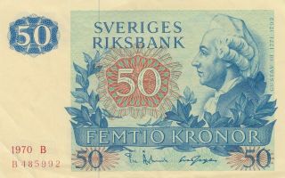 Sweden 50 Kronor 1970 - Sveriges Riksbank
