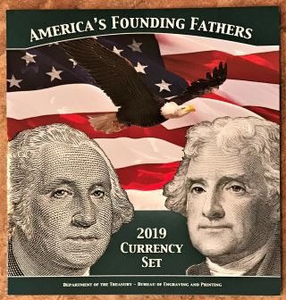 2019 America’s Founding Fathers Currency Set - Only 5,  000 Produced -