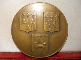 Scarce 59mm Art Deco Medal Joan Of Arc