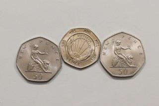 Uk Gb Nhs 50 Pence,  Others In B16 Xl34