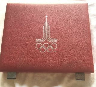 1980 MOSCOW OLYMPIC 28 silver coin PROOF SET 5