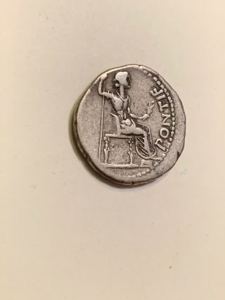 Tiberius AR Denarius Silver Roman Coin 17 - 37 AD 5