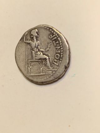 Tiberius AR Denarius Silver Roman Coin 17 - 37 AD 6
