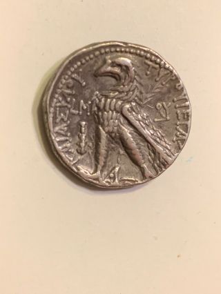 Phoenicia Tyre Silver Didrachm 56 BC 5