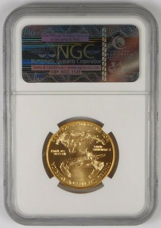 1999 $25 American Gold Eagle - NGC MS 70 2