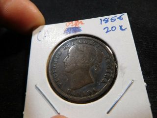 O101 Canada 1858 20 Cents