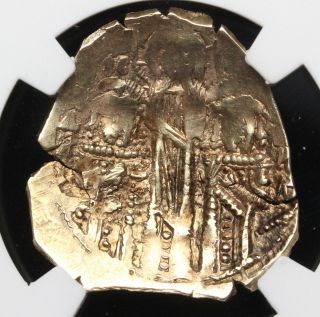 Andronicus II Palaeologus,  with Michael IX.  1282 - 1328.  AV Hyperpyron,  NGC XF 2