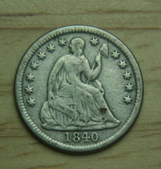 1840 Liberty Seated Silver Half Dime - H10c -