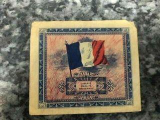 1944 EMIS EN FRANCE DIX 10 FRANCS BANKNOTE MILITARY WW2 FLAG 041619 2