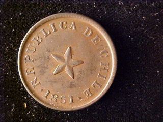 Chile ½ Centavo 1851