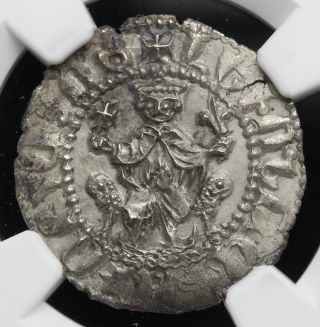 Cilician Armenia.  Levon I.  1198 - 1219.  Silver Tram.  Ngc Au58
