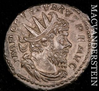 Roman Empire: Postumus Ar Antoninianus - Pietas Reverse - Uncirculated G7733