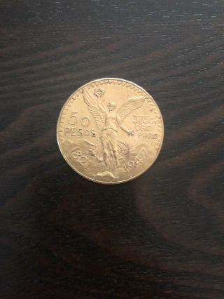 50 Peso Gold Coin 1821