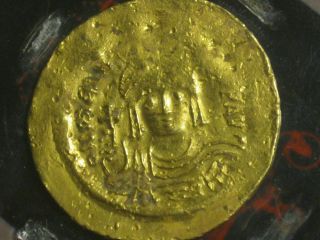 582 - 602 AD VF Maurice Tiberius Roman Byzantine Empire Gold Solidus 2