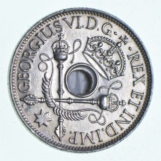 Roughly Size Of Quarter 1938 Guinea 1 Shilling World Silver Coin 5.  4g 926