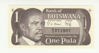 Botswana 1 Pula 1983 Unc P6 @