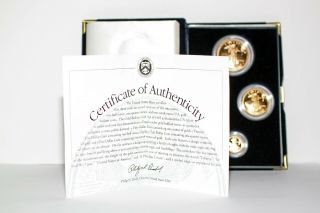 1994 American Gold Eagle Proof Four Coin Set 4